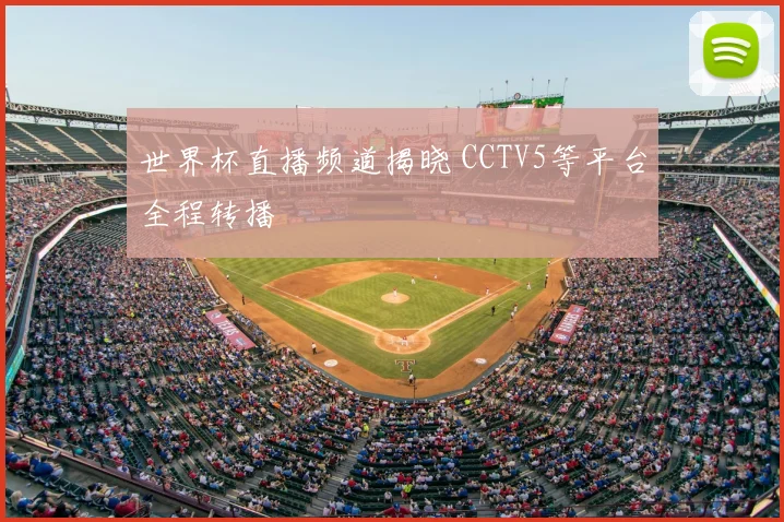 世界杯直播频道揭晓 CCTV5等平台全程转播